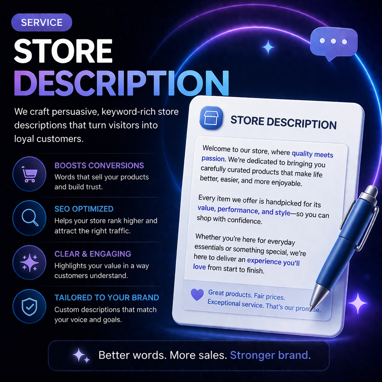 Store Description